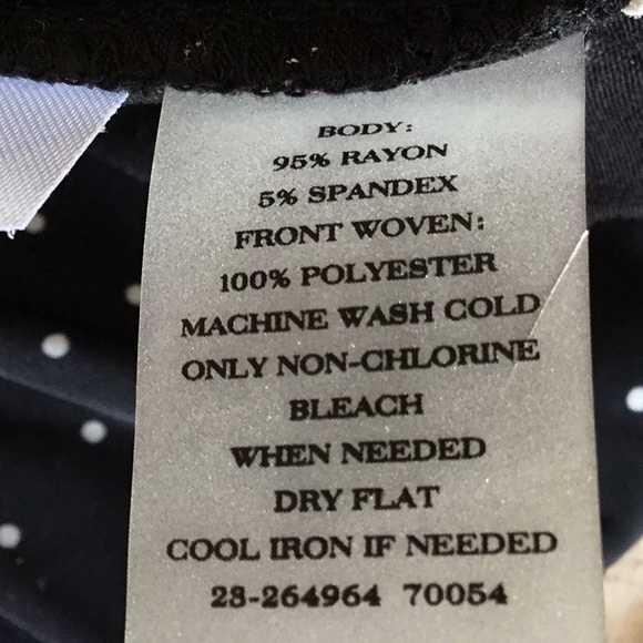 Ann Taylor Black polka dot top S - Picture 7 of 7